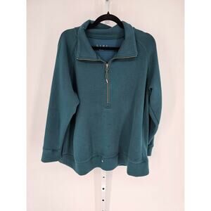 Livi For Lane Bryant Women's Long Sleeve Journey Half-Zip Sweatshirt Size 18/20